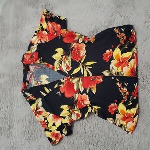 vintage Hawaiian floral button down shirt size M